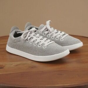 Allbirds Tree Pipers Gray Knit Sneakers Lace Up Casual Shoes Womens Size 6